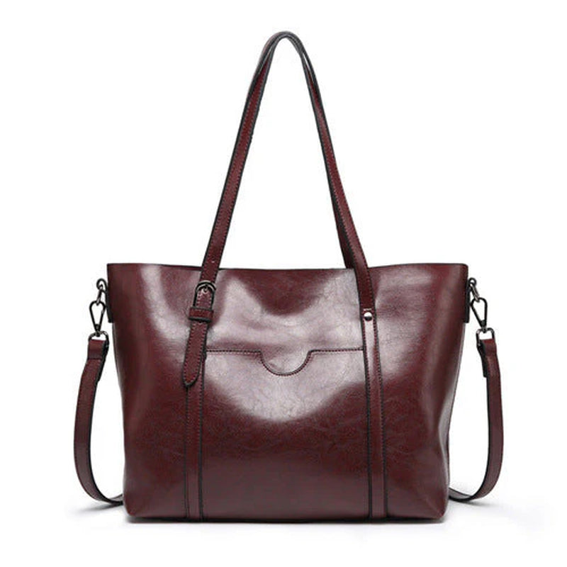 Sophia - Refined Elegance Leather Tote Bag