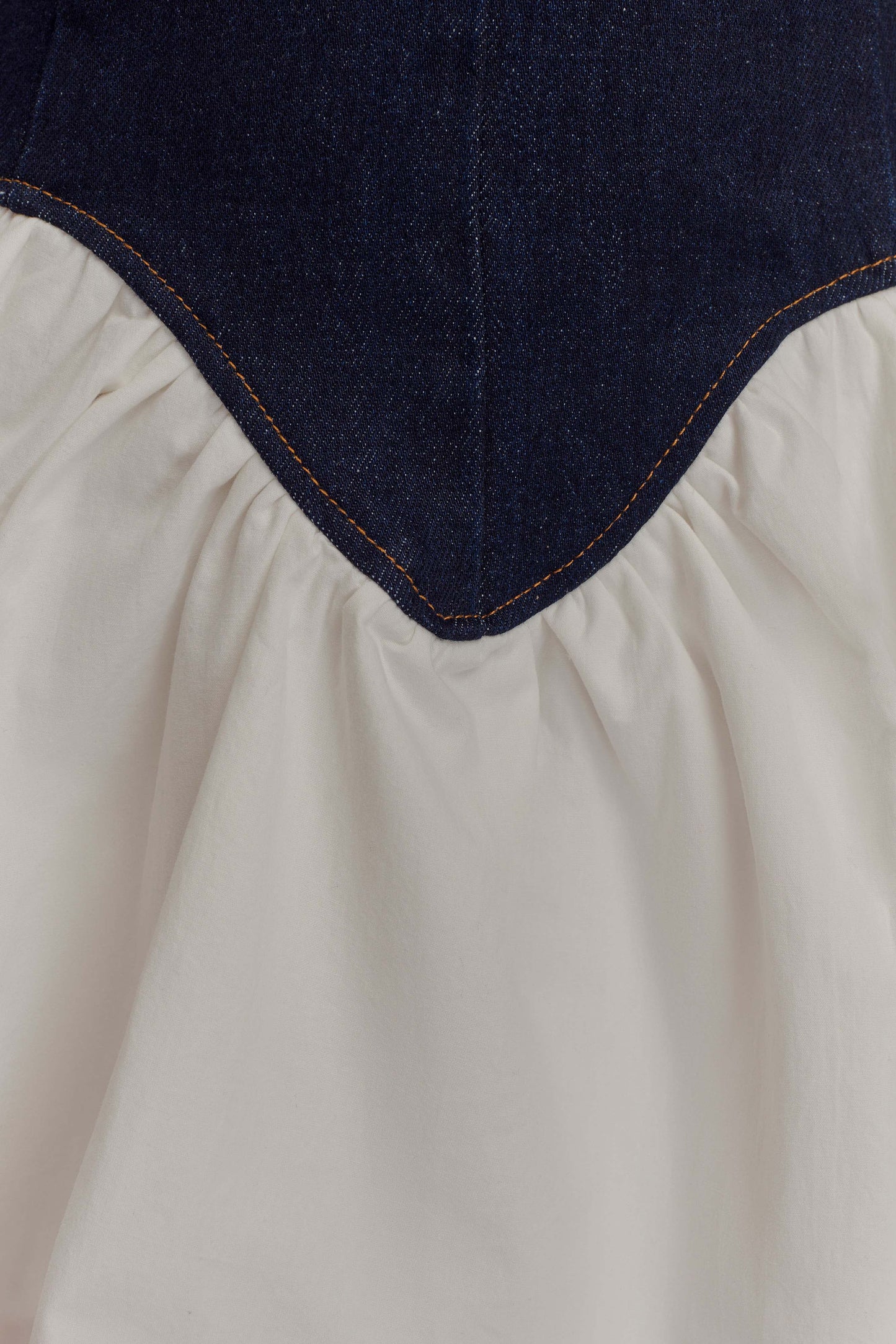 Merlyn Denim Pamuklu Mini Elbise