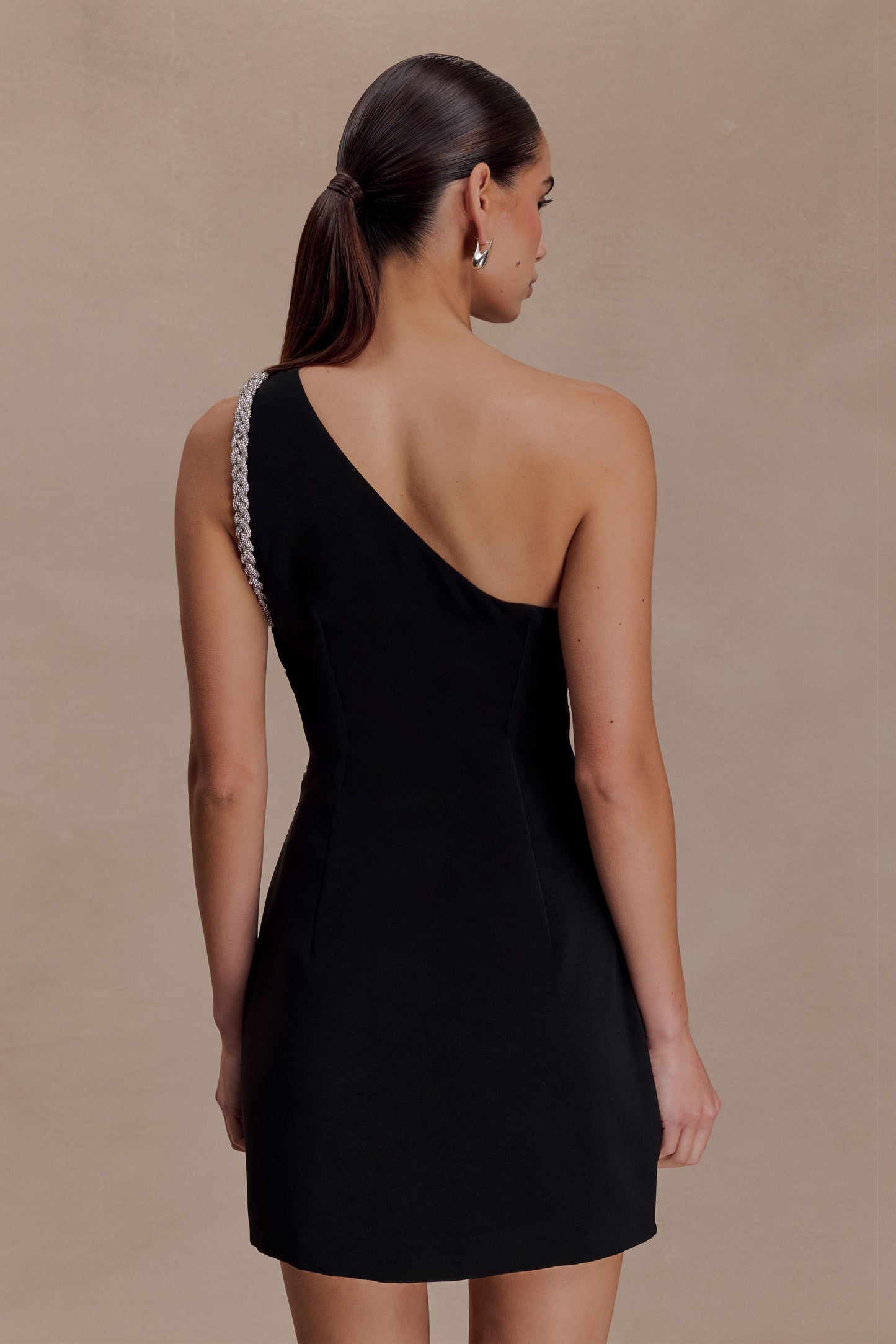 Eleonora Elmas Detaylı Mini Elbise