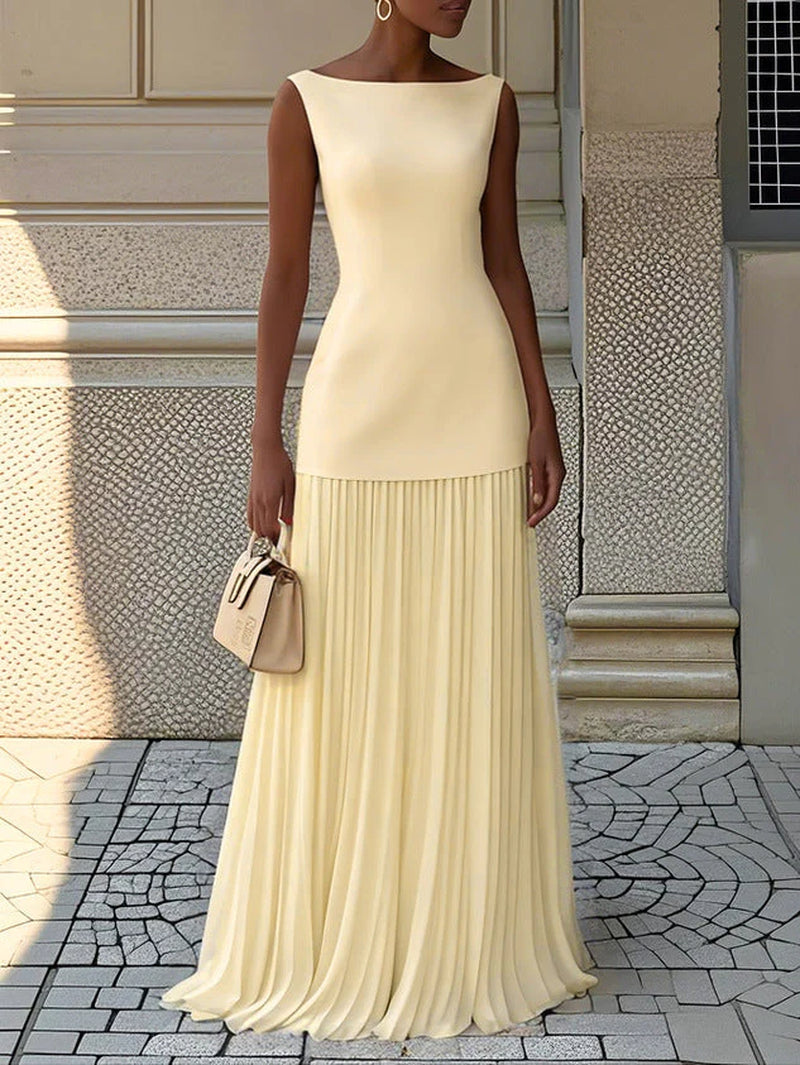 Willena | Pleated Maxi Dress