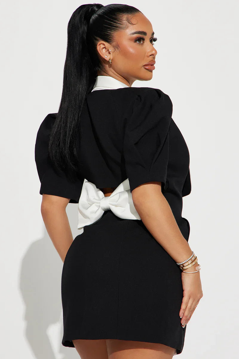 Audrey Blazer Mini Elbise