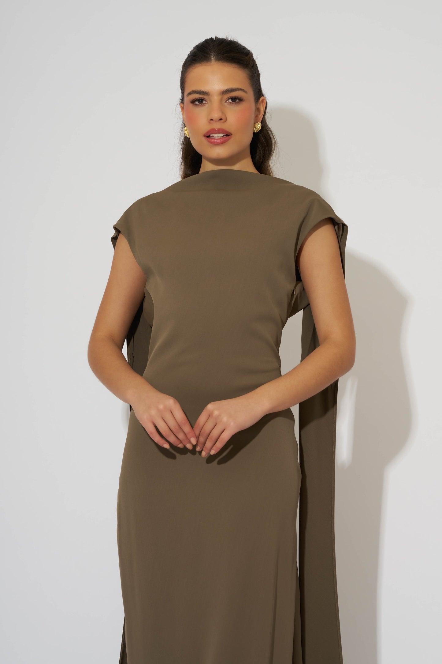 Drape UZUN ELBİSE