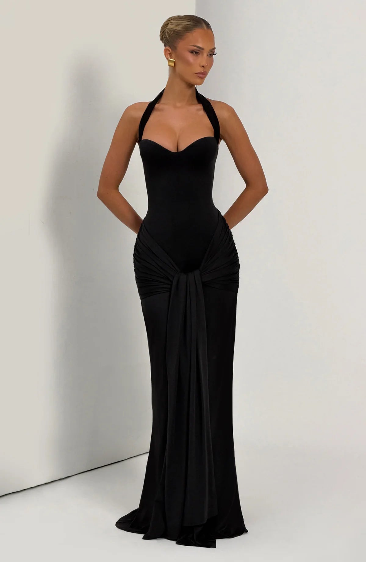 Gia Maxi Dress - Black
