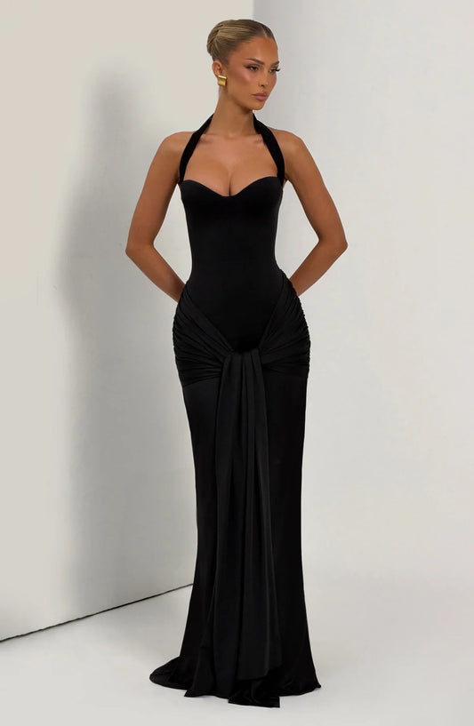 Gia Maxi Dress - Black