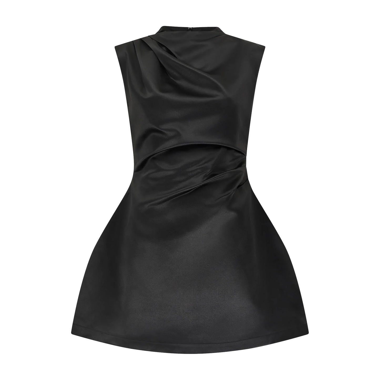 levida siyah mini elbise