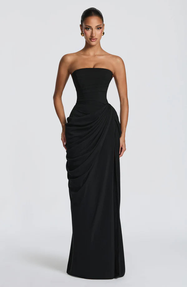 Cyra Maxi Dress - Black