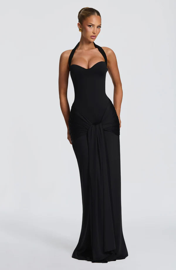 Gia Maxi Dress - Black