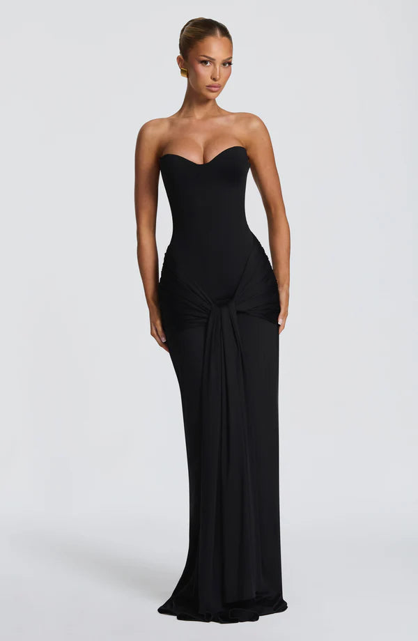 Gia Maxi Dress - Black