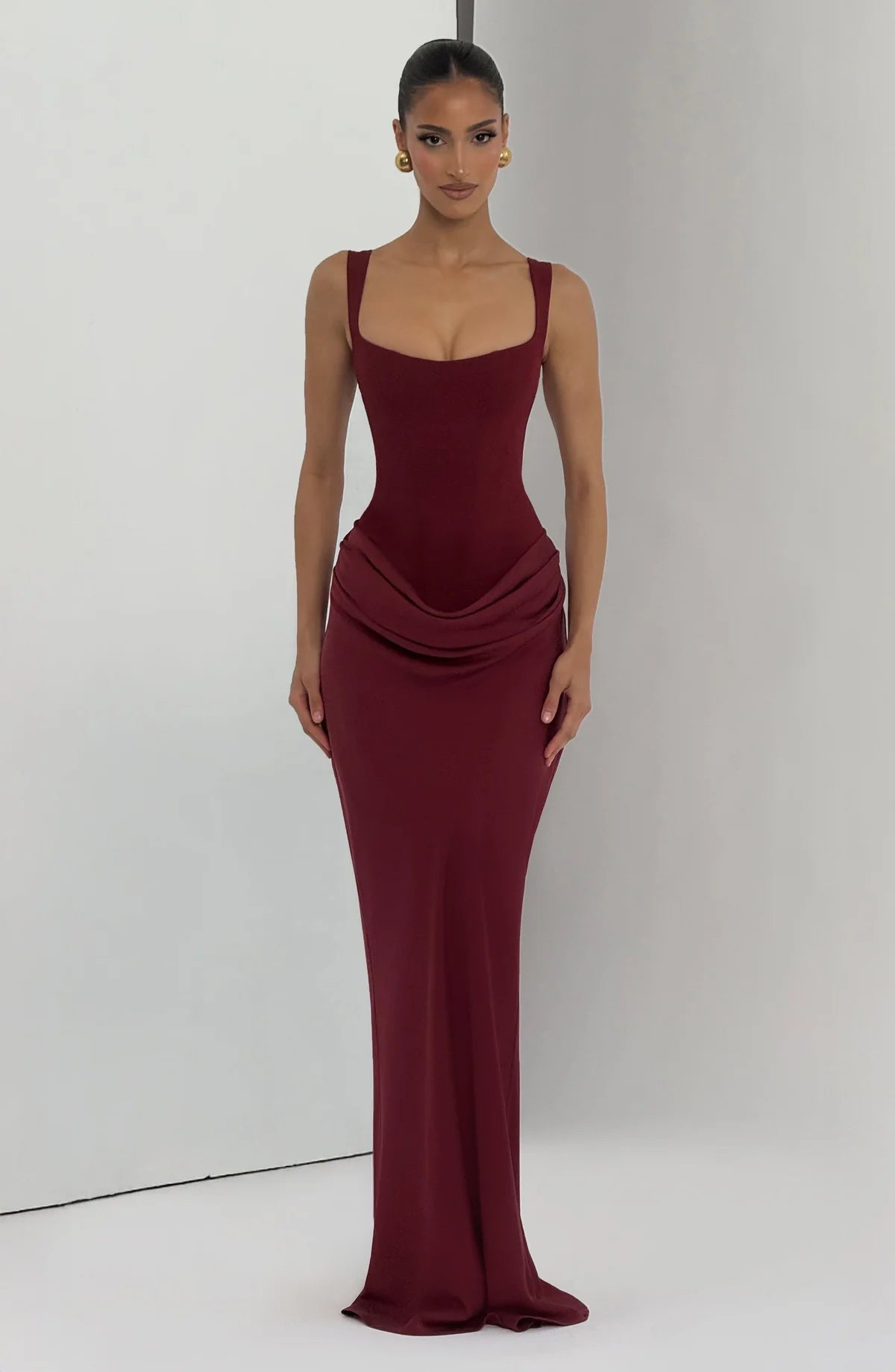 Cornei Maxi Dress - cherry