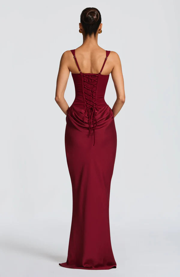 Cornei Maxi Dress - cherry