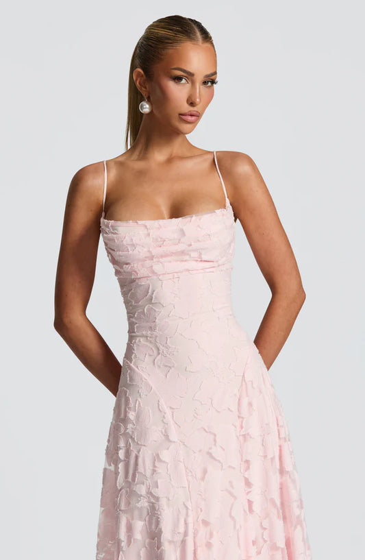 Francesca Maxi Dress - Blush