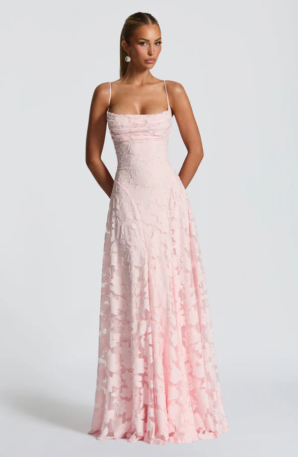 Francesca Maxi Dress - Blush