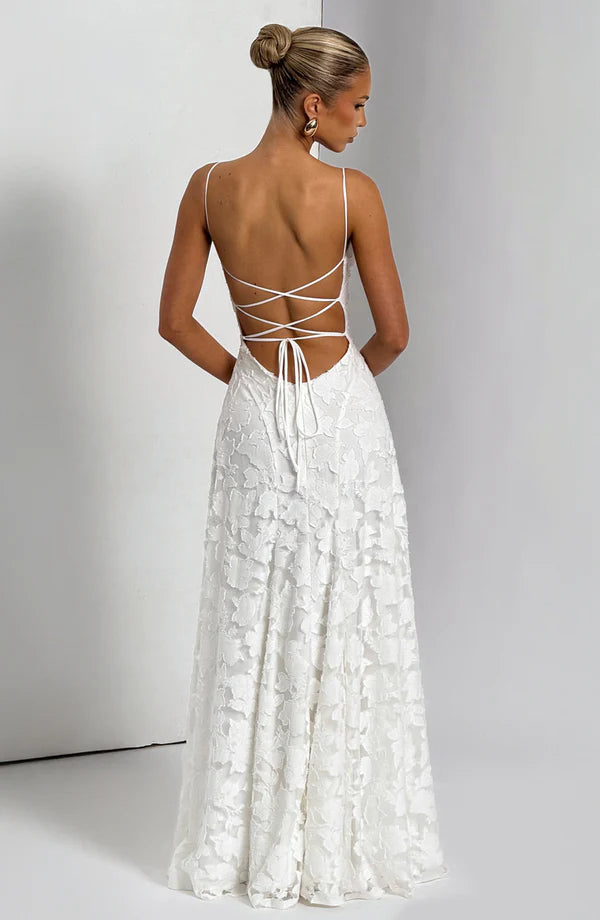 Francesca Maxi Dress - white