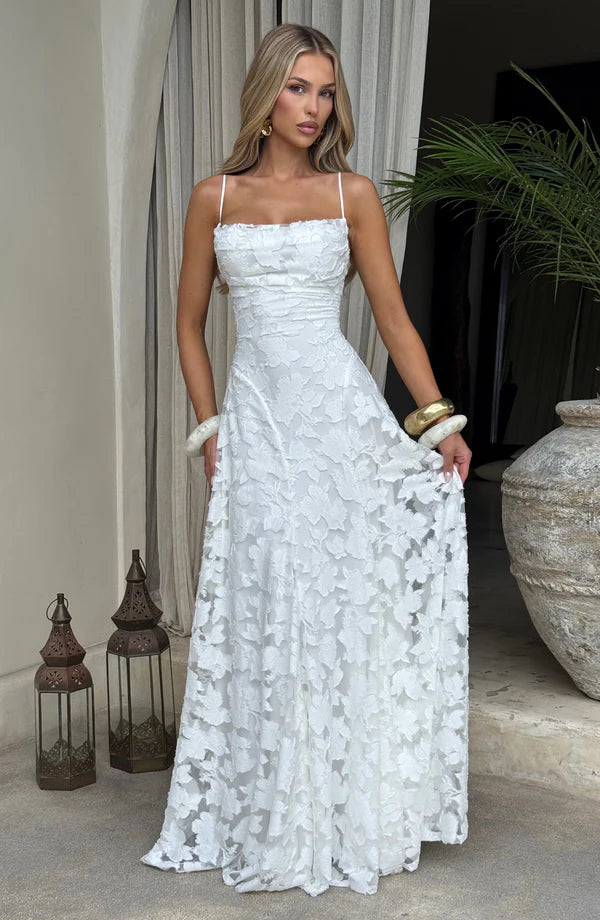 Francesca Maxi Dress - white
