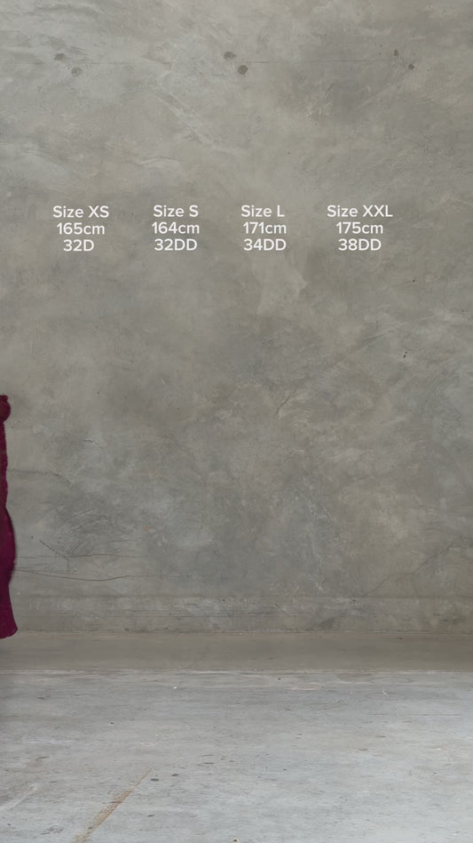 Francesca Maxi Dress - Cherry