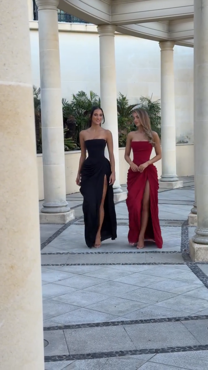 Cyra Maxi Dress - Black